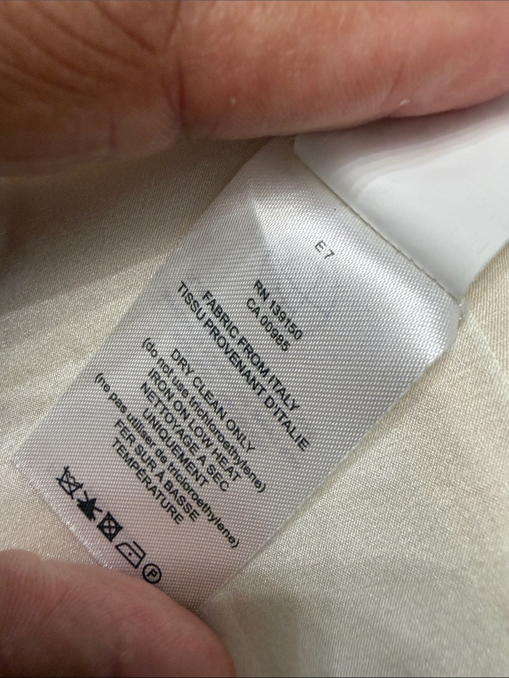 The Row Ivory Schoolboy Blazer Wool Stretch size 12 - Picture 5 of 12